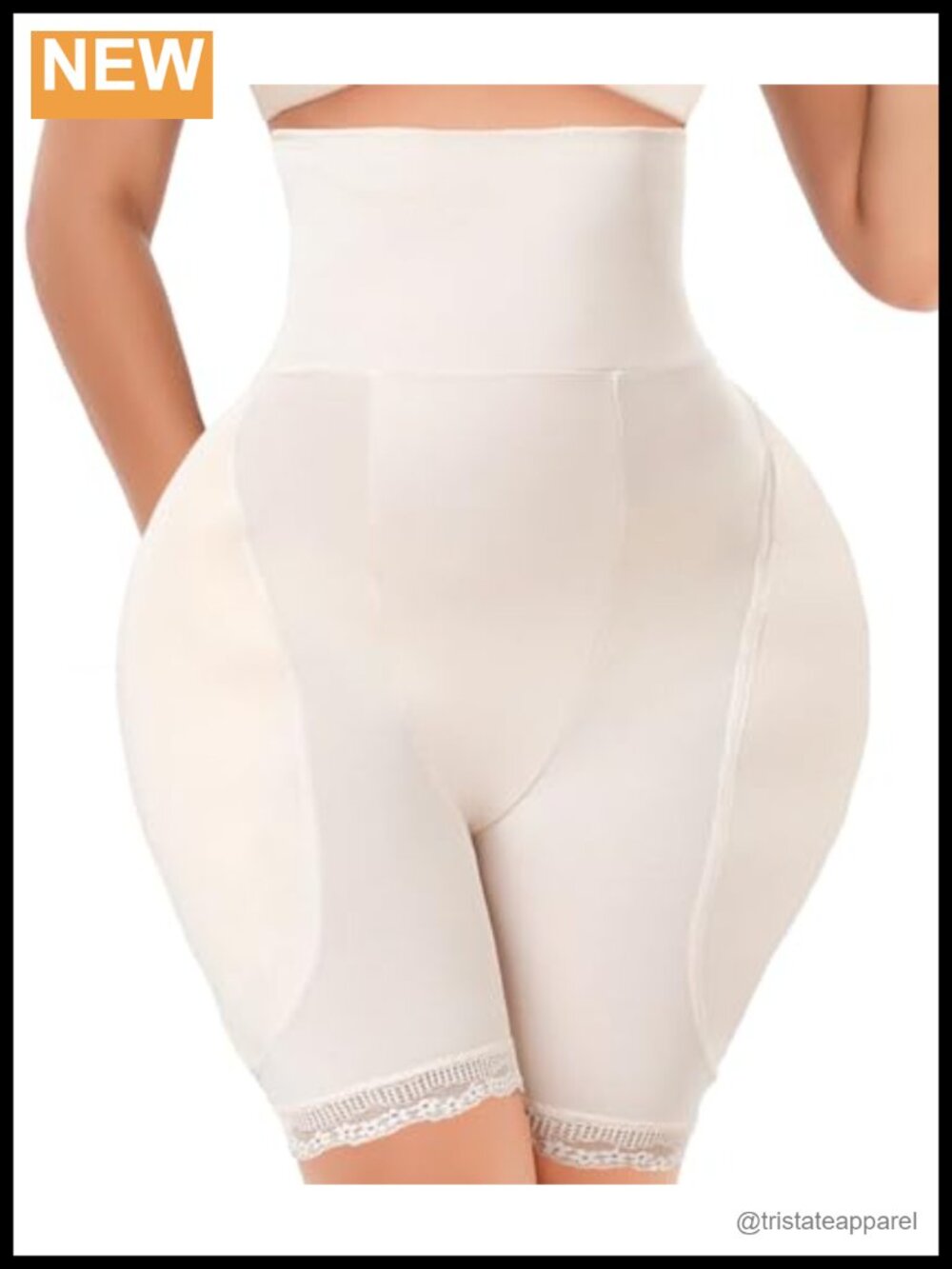Hip Enhancer Shapewear Tummy Control Butt Lifting Shorts High Waist Padded